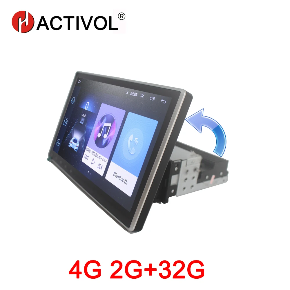 Автомагнитола HACTIVOL 2 + 32 ГБ Android 9 1 универсальный автомобильный dvd плеер gps