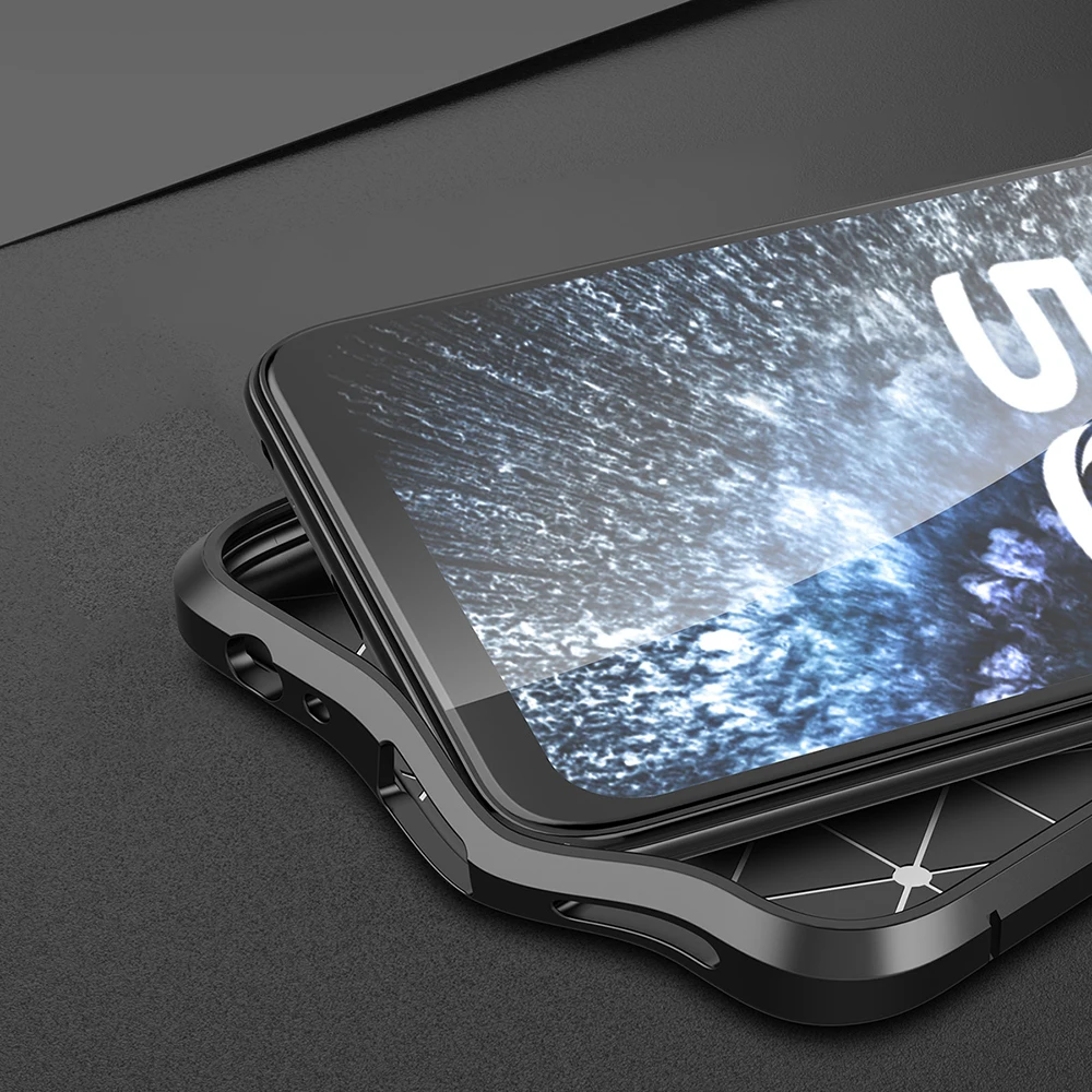 

UFlaxe Soft Shockproof Case for Vivo iQOO Neo 3 Litchi Texture Ultra-thin Cover iQOO Z1 Z3 Z1X U1 LZ