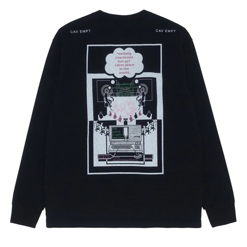 

20AW C.E CAVEMPT MD LONG SLEEVE T Shirt Men Women 1:1 High Quality hip-hop Vintage Tees Loose Cavempt T-shirt