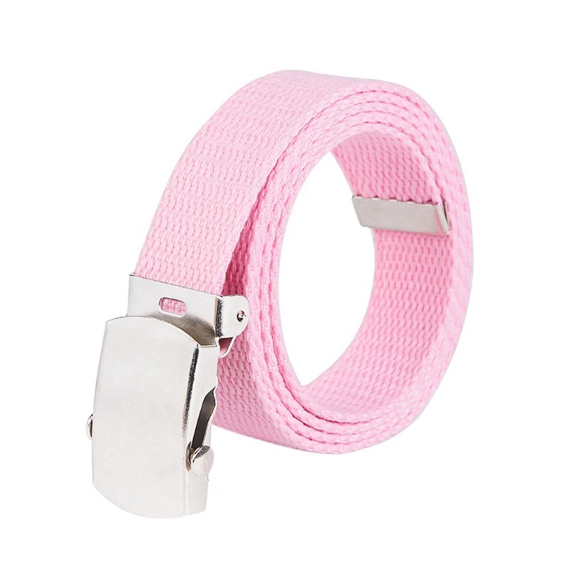 Регулируемый тканевый ремень с металлической пряжкой для маленьких мальчиков и