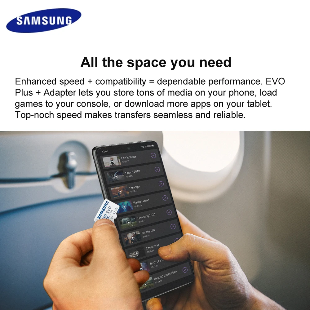 SAMSUNG MC EVO Plus TF-карта 512 ГБ 256 128 A2 V30 SDXC 64 Гб A1 |