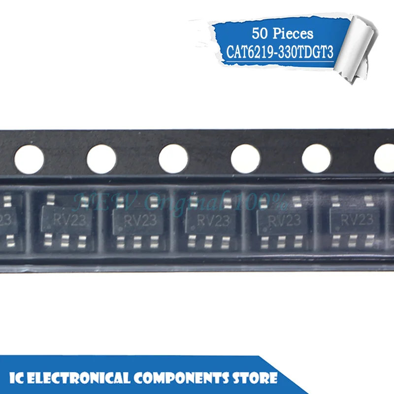 Новый оригинальный CAT6219 330TDGT3 330TDG 330TD SOT23 5 IC 50 шт./лот|Пульты ДУ| |