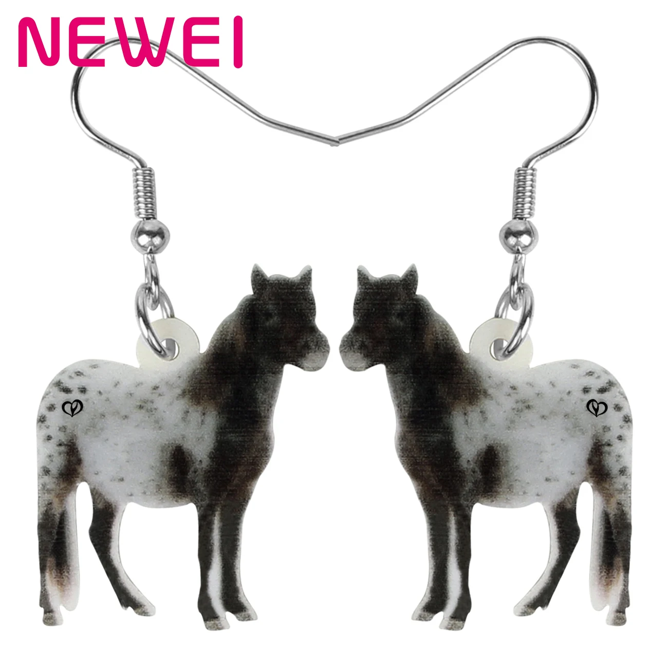 

Bonsny Acrylic Standing Cute Horse Earrings Anime Farm Animal Dangle Drop Jewelry For Women Lover Kids Novelty Gift Accessories