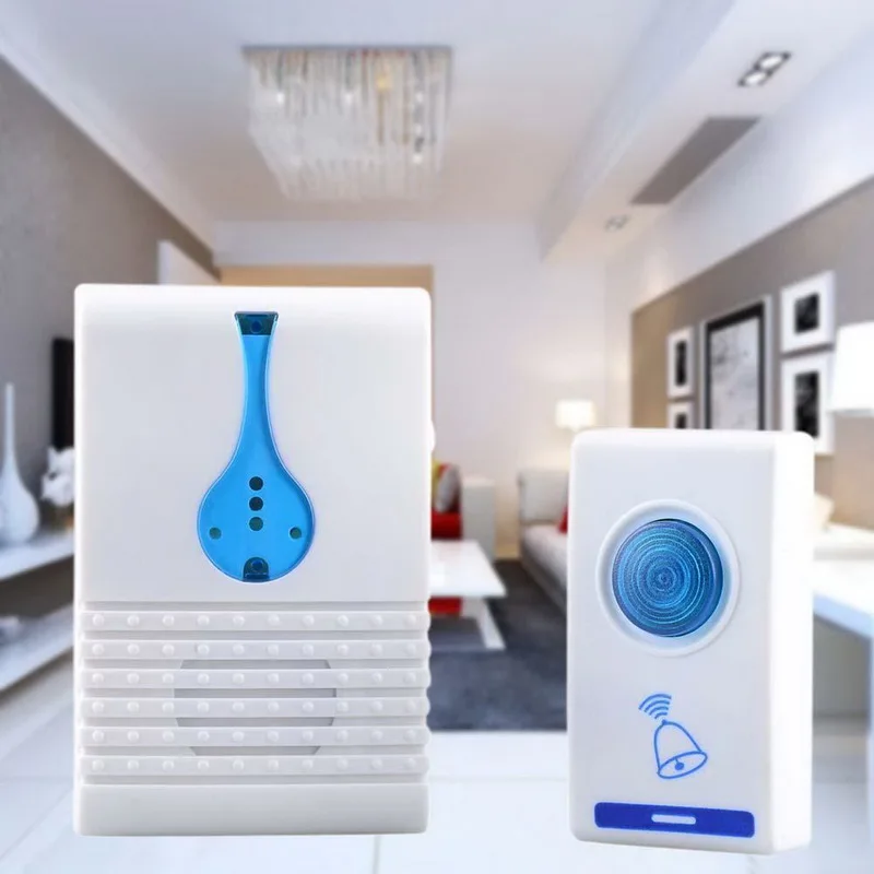 Беспроводной дверной звонок Цифровой беспроводной 100 м Диапазон обнаружения с