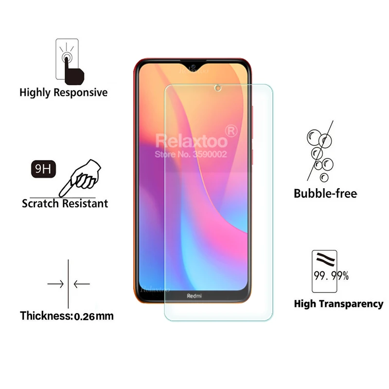 Защитное стекло 2 шт./лот для xiaomi redmi 8a экрана xiomi xaomi redmi8a 8 a защитное
