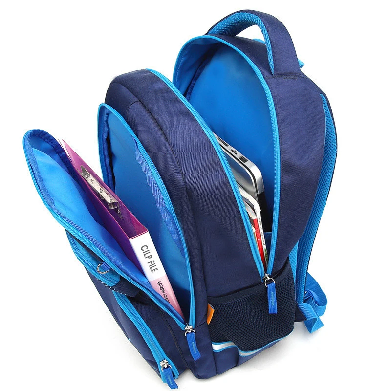 High Backpack Children Quality Nylon Backpacks School Bag for Boys Girls Waterproof Big Capacity Schoolbags Reflective strip