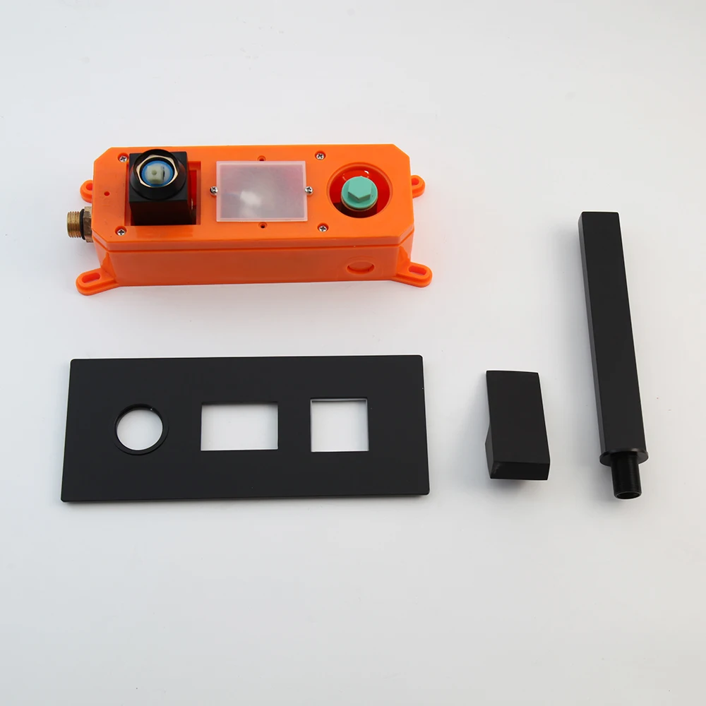 KEMAIDI Black Bathroom Basin Faucet Water Generating Digital Display Mixer Hot Cold Tap Stream Modern Design Faucets | Обустройство