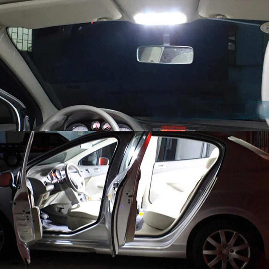 

48LED COB T10 12V Car Light Bulbs Roof Reading Light White Auto Dome Panel Lights Trunk Lights Warning Lights Car Led Light