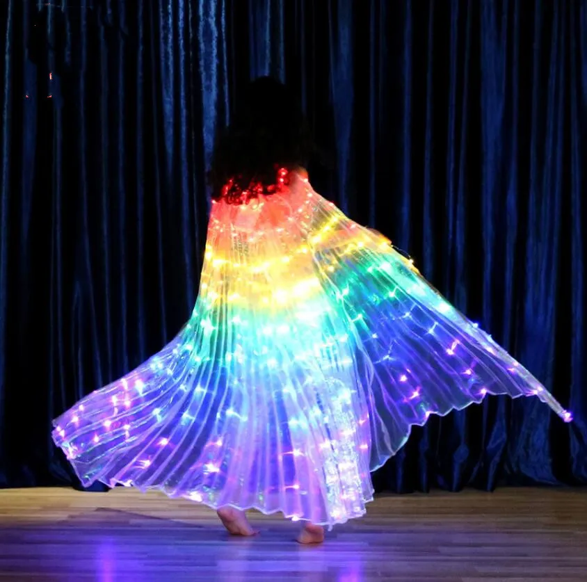 Женский костюм для танца живота светодиодный светильник с разноцветными