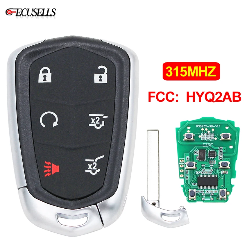 5 + 1/6 кнопочный пульт дистанционного управления автомобильный смарт ключ-брелок