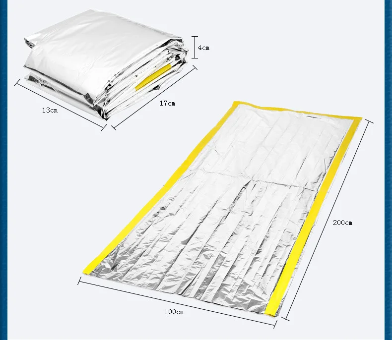 Спасательное одеяло для кемпинга теплый спальный мешок аксессуары палаток