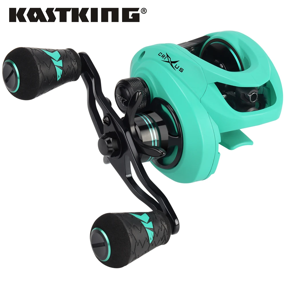 

KastKing Crixus 7+1BBs Super Light Baitcasting Reel Magnetic Brake System Freshwater Baitcasting Fishing Reel 8KG Drag