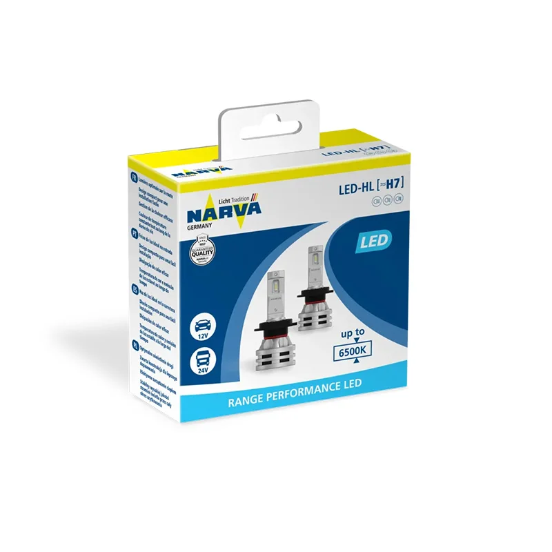 Светодиодные лампы головного света [≈H7](PX26d) NARVA Range Performance LED 12 24V 24W 6500K (к т 2