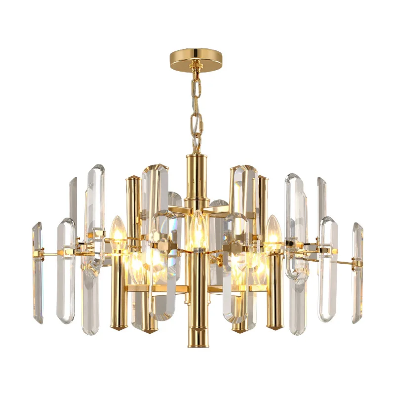 Хрустальная люстра в стиле пост модерн светильник шная лампа для виллы гостиной