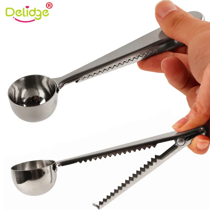 Delidge 1 шт. Многофункциональный кухонный инструмент кофейные ложки из нержавеющей