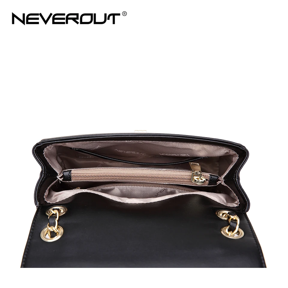 NEVEROUT стильная кожаная сумка, модная мини-сумка через плечо, маленькая сумка-мессенджер с клапаном, классические сумки, роскошные сумки