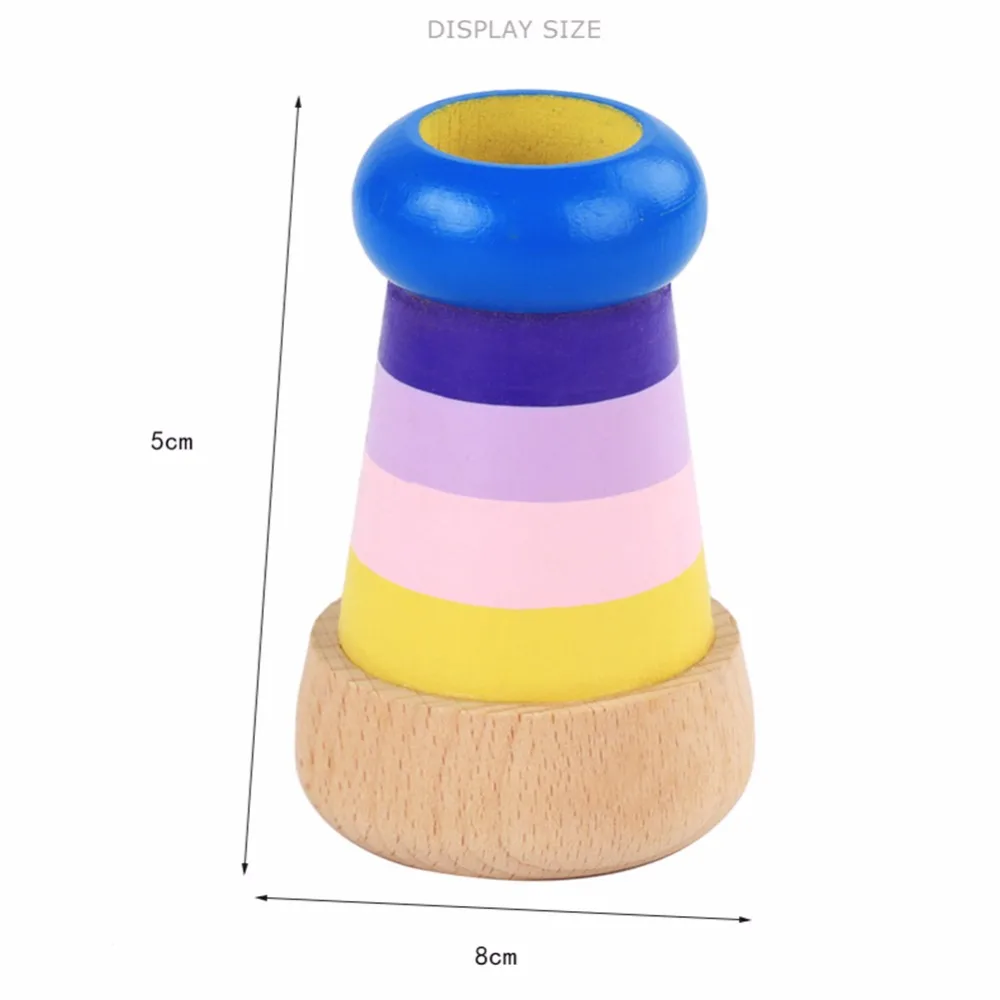 1 шт. Деревянный Магический калейдоскоп развивающая игрушка для детей Детская