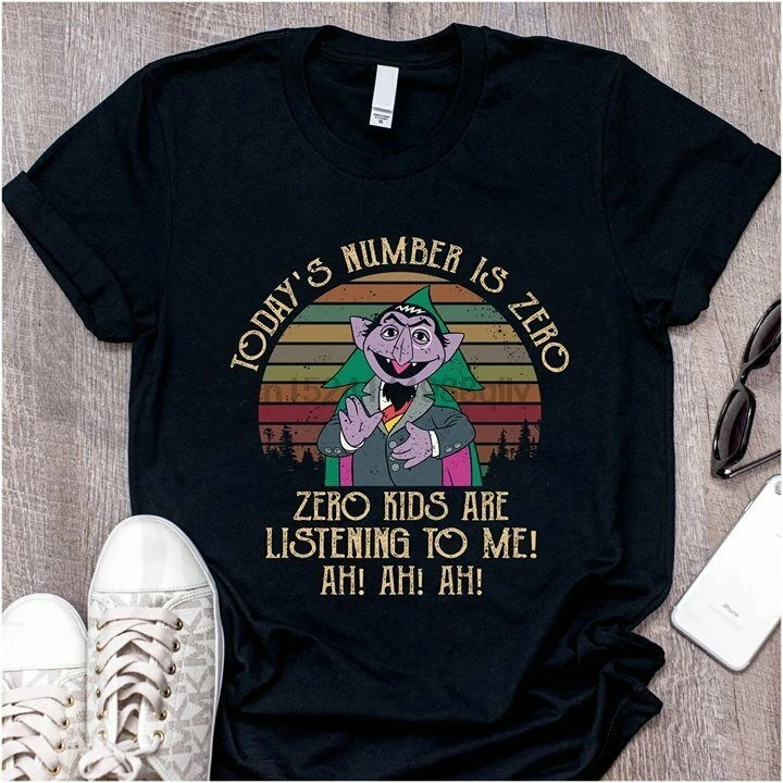 Граф фон граф сегодня номер ноль ах футболка черный хлопок для мужчин S 6Xl| |