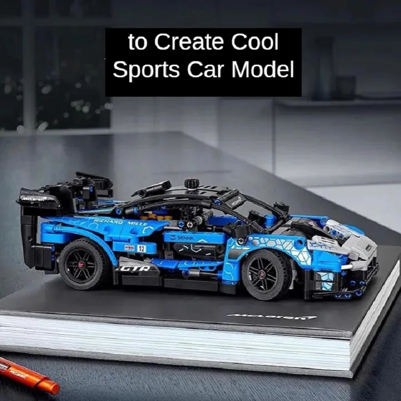

Vehicle Supercar Building Blocks High-Tech Racing Model Pull Back Cars Bricks Toys F1 Creator Simulation Speed Racer Sports
