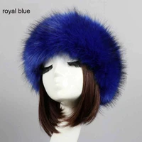 russian cossack style faux fur headband for women hair band femme winter earwarmer earmuff ski hat
