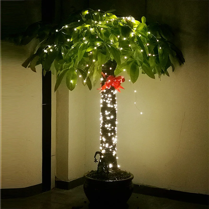 1m/2m/3m/10m Battery-operated Garland Christmas Decorations for Home Decoration Festoon Led Light Party New Year | Дом и сад