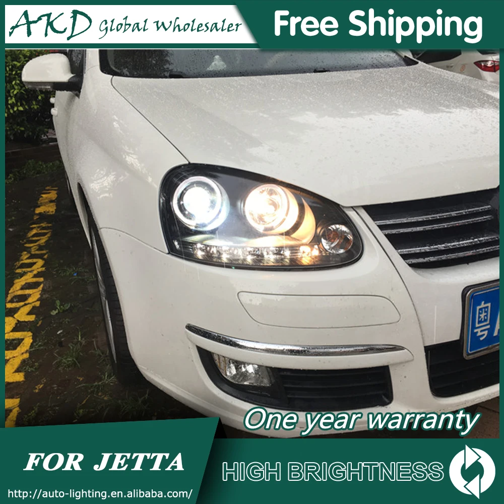 АКД стайлинга автомобилей для VW Jetta фары 2006-2010 Mk5 светодиодный задний фонарь DRL Bi