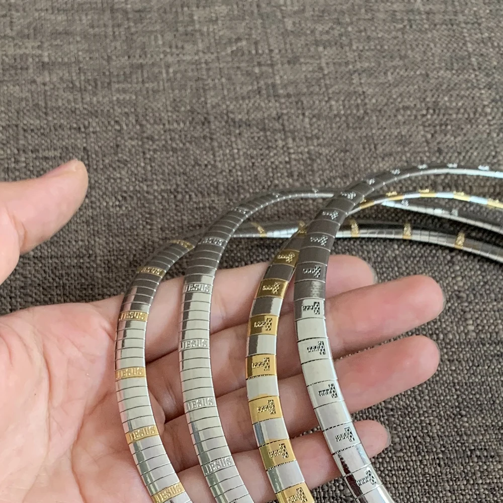 Ожерелье с надписью 8 мм для женщин чокер из нержавеющей стали ювелирные изделия