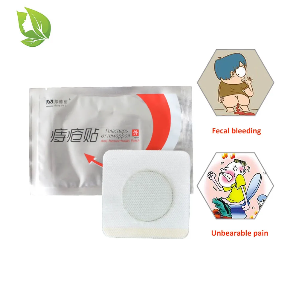 10 pcs Chinese medical hemorrhoid patch Internal Hemorrhoids Piles External Anal Fissure Therapy anal bleeding treatment plaster