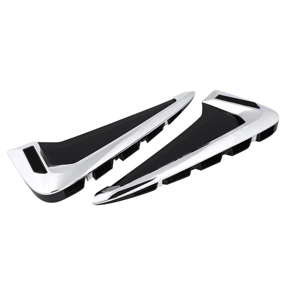 

1 пара автомобильных передних крыльев, боковых крыльев вентиляционного отверстия, отделка, Внешнее украшение автомобиля, Аксессуары для автомобилей, подходит для BMW X5 F15 2014-2017