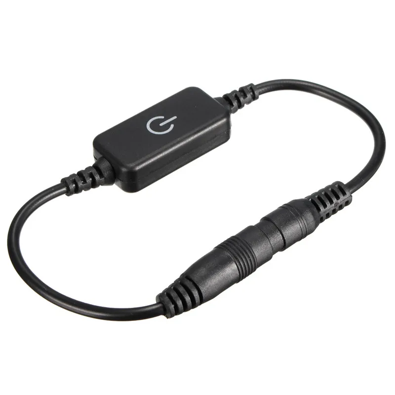 DC12-24V 4A Inline Touch LED Dimmer Switch Controller Adapter for Single Color Strip Lights Lamp Support Dropshipping | Освещение