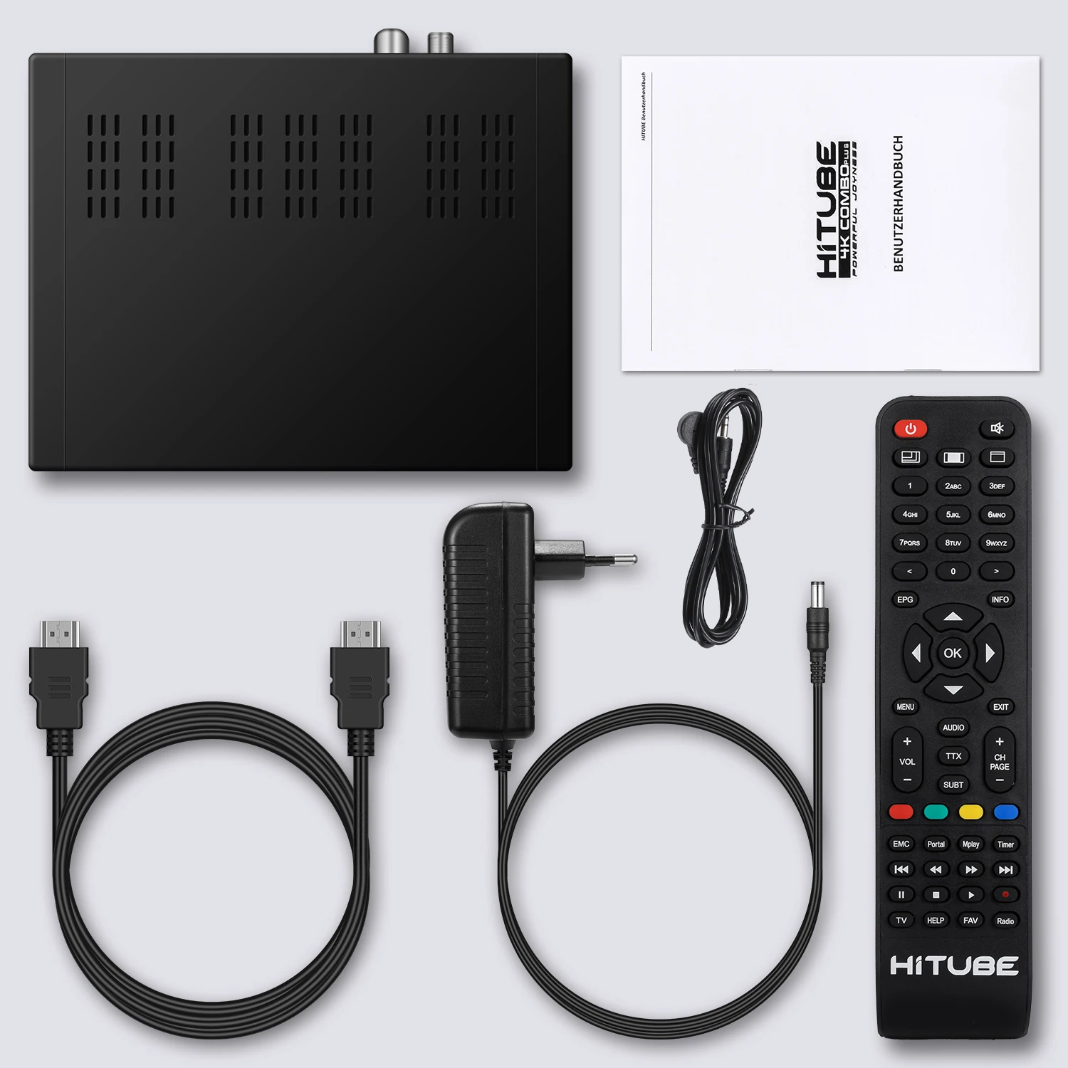 Günstig Neueste Hitube 4K Combo Plus UHD Linux E2 Satellite Empfänger Mit DVB-S2X Multistream Und DVB-C/T2 Tuner, Hitube E2 Sat Empfänger