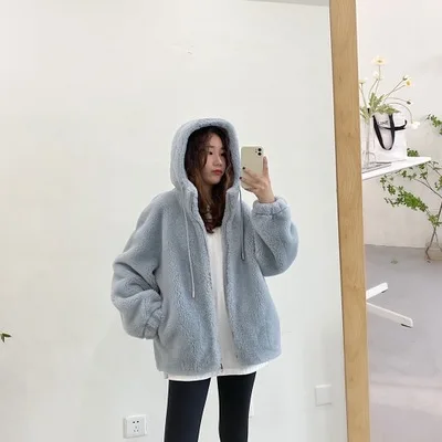 2021 Women Autumn and Winter New Lamb Fur Coat G1
