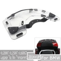 motorcycle accessories for bmw r1200rt lc 072014 r1250rt k1600gt 2012 2016 luggage top box transparent
