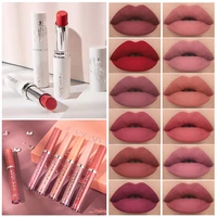 2pcs sexy velvet matte lip gloss lipsticks natural long lasting non stick cup matte lipsticks lips tint beauty makeup cosmetics
