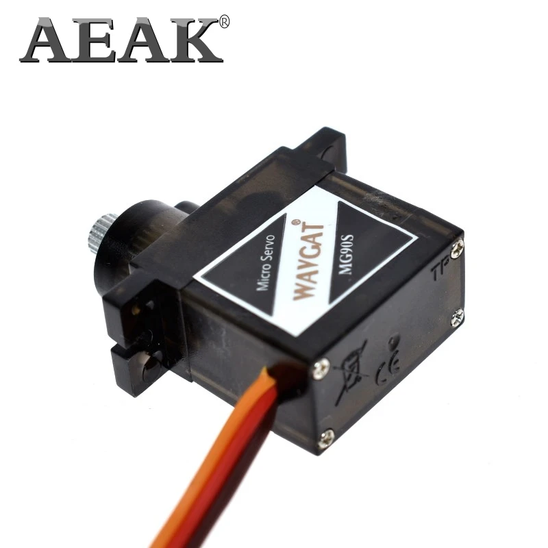 AEAK MG90S Metal gear ed Micro Servo Для игрушечной лодки автомобиля самолета вертолета микро-металлическая передача