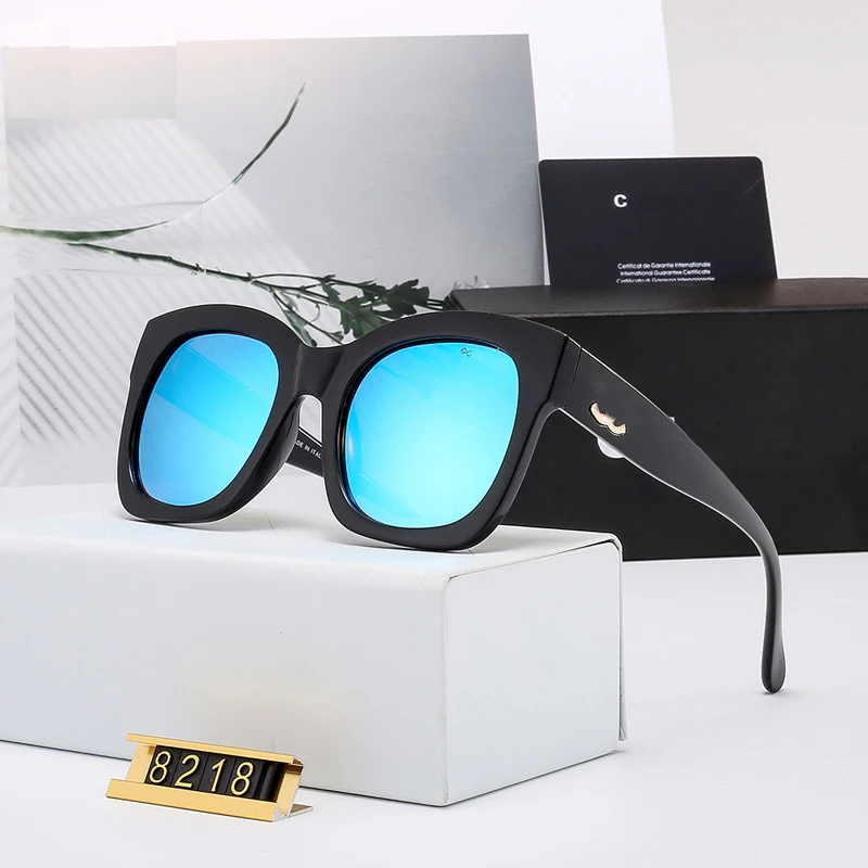 Поляризованные солнцезащитные очки большого размера квадратные для женщин