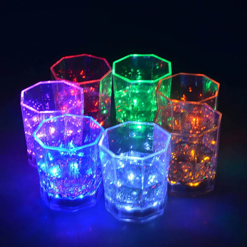 2020 светодиодный пластиковый прозрачный стаканчик для бара клуба бокал вина