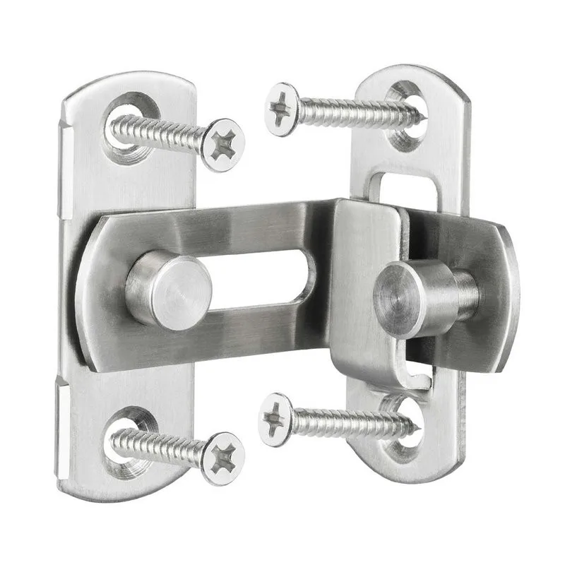 

3/4 Inch 90 Degree Right Angle Door Latch Hasp Bending Latch Buckle Bolt with Screws for Doors Bolt Sliding Lock Barrel