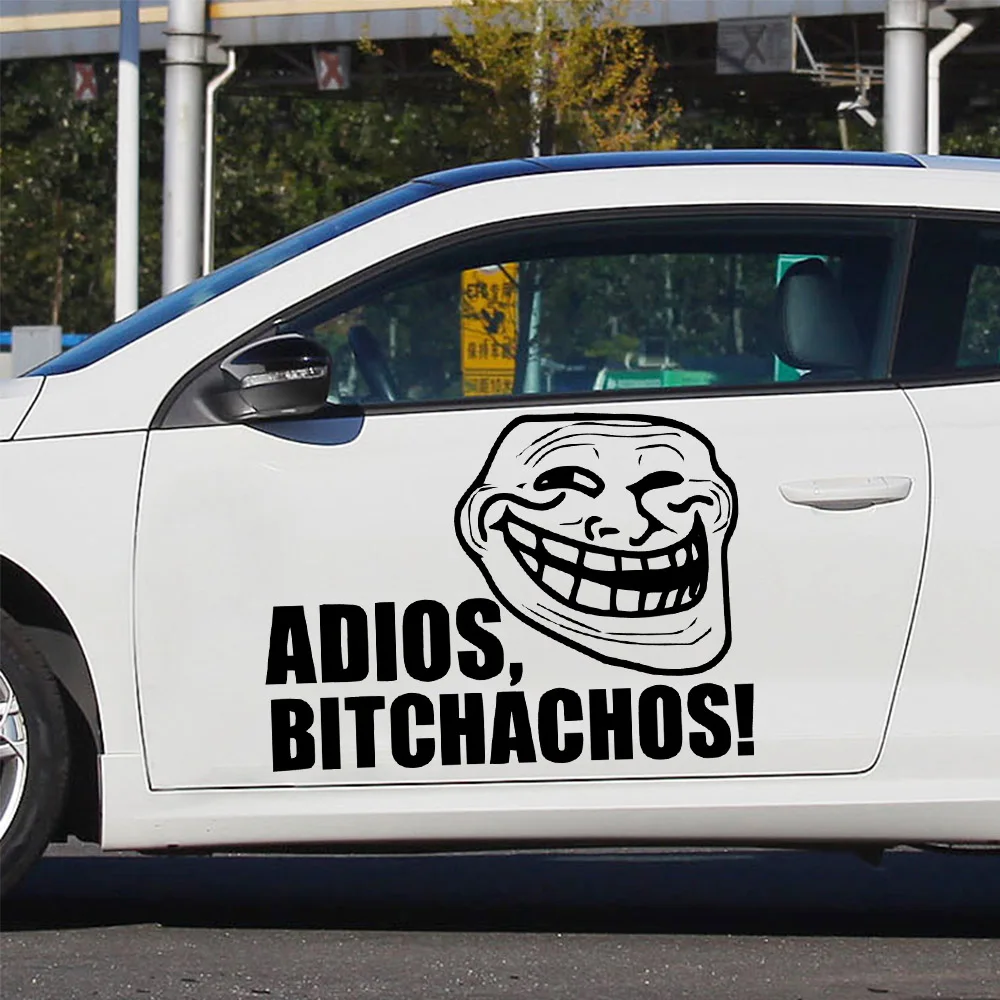 

Creative Troll Face Car Sticker Car Styling Funny Auto Stickers And Decals Car Accessories