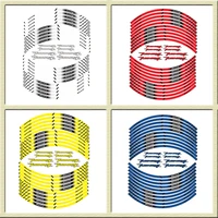 new motorcycle tire reflective stickers inner wheel stripes decoration decals for aprilia tuonov4 tuonov4