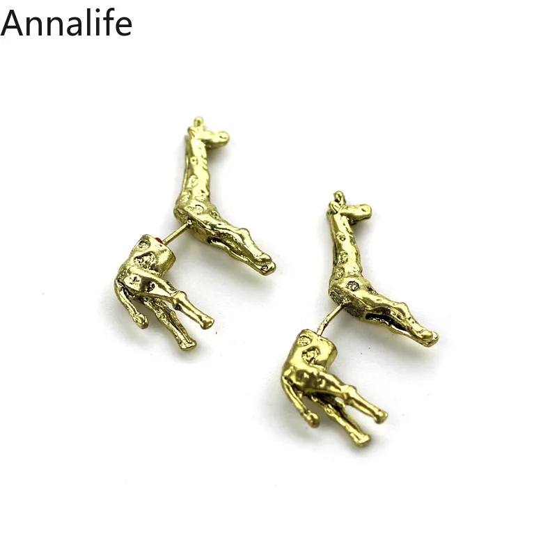 Новинка 2019 милая фотография жирафа реальный подарок для женщин украшения