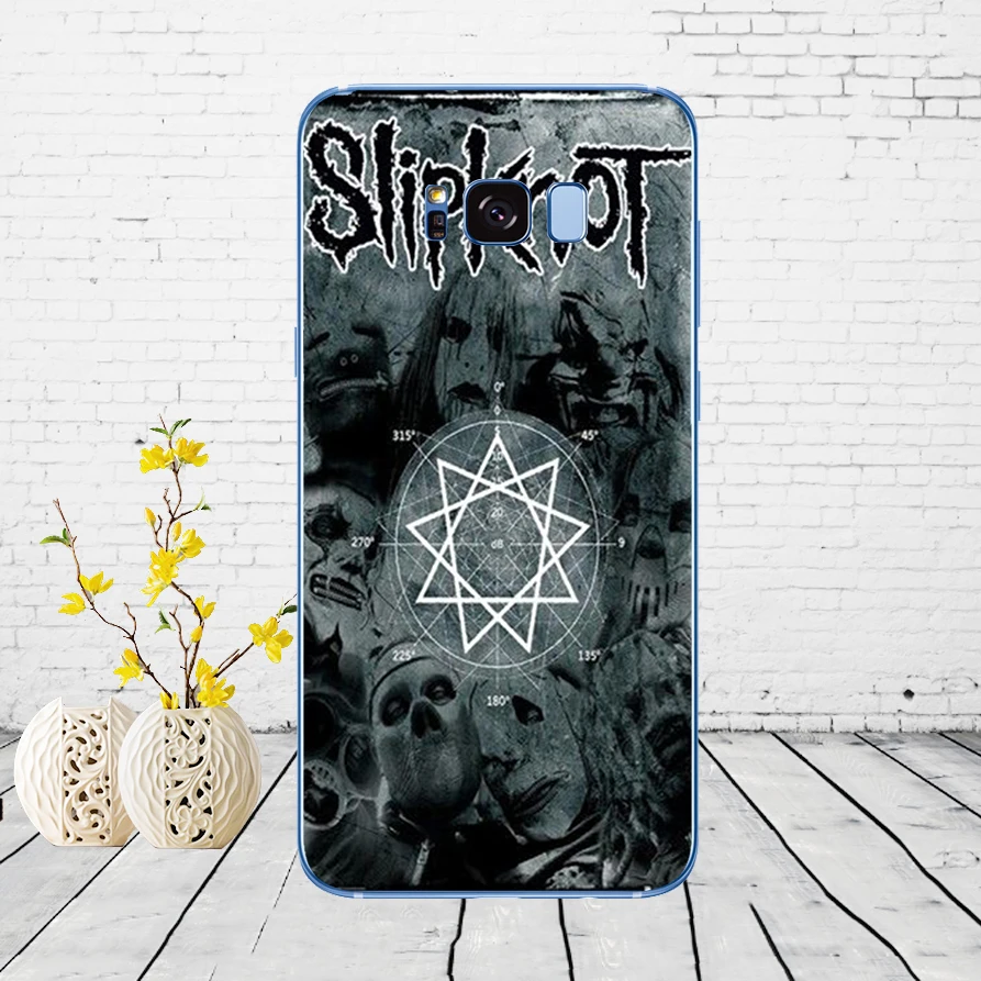 277DD Лидер продаж Slipknot рок Мягкий силиконовый чехол для Samsung Galaxy S6 S7 край S8 S9 S10 плюс A70 A50 чехол