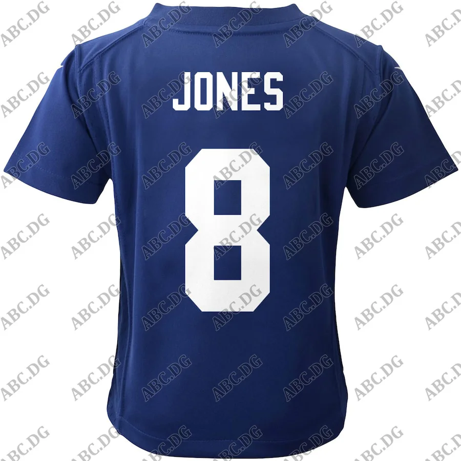 

Customized Stitch Men Women Kid Youth Preschool New York Daniel Jones Royal Game Jersey 4XL 5XL 6XL