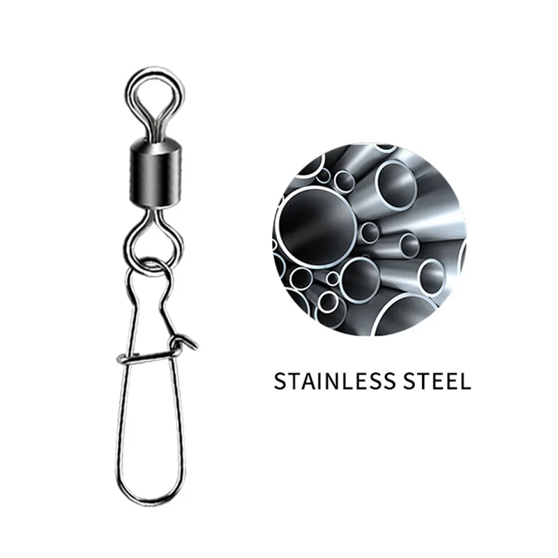 20 шт./лот 2 #-10 # соединитель из нержавеющей стали блесна рыболовная приманка