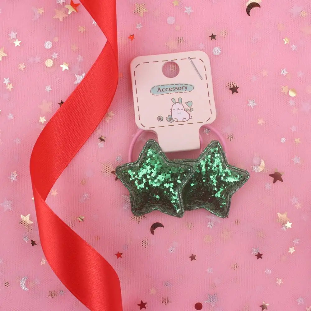 Новинка 2019 модные геометрические эластичные ленты для волос с пятиконечной