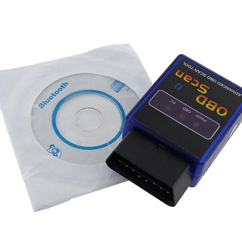 ELM327 Автомобильный сканер Bluetooth OBDII Автомобильная диагностика Wish Torque Android HTX OBD2 II