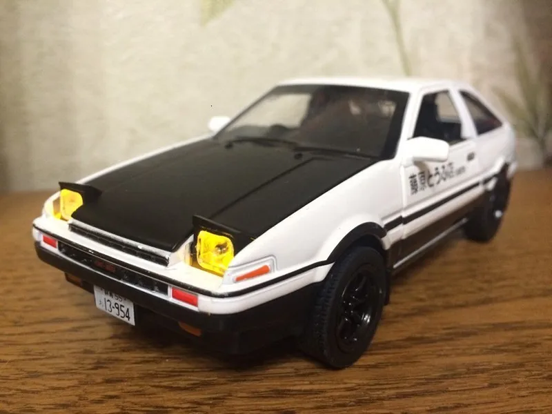 1:28 Начальная д Тойота Королла AE86 сплава модели автомобилей Trueno металл литья под давлением быстро Авто оттягивать игрушки суперкар для коллекции