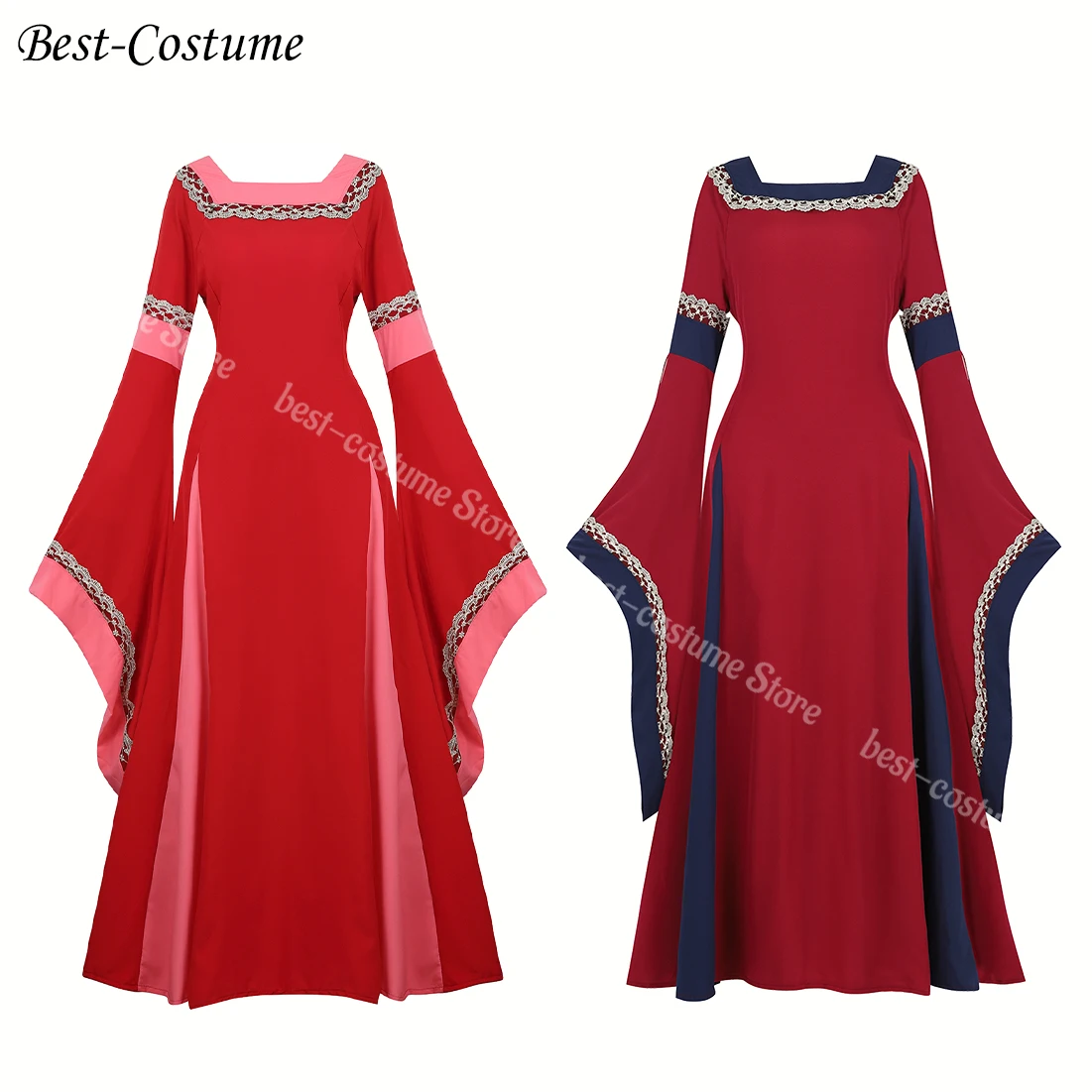 Женское платье в средневековом стиле |