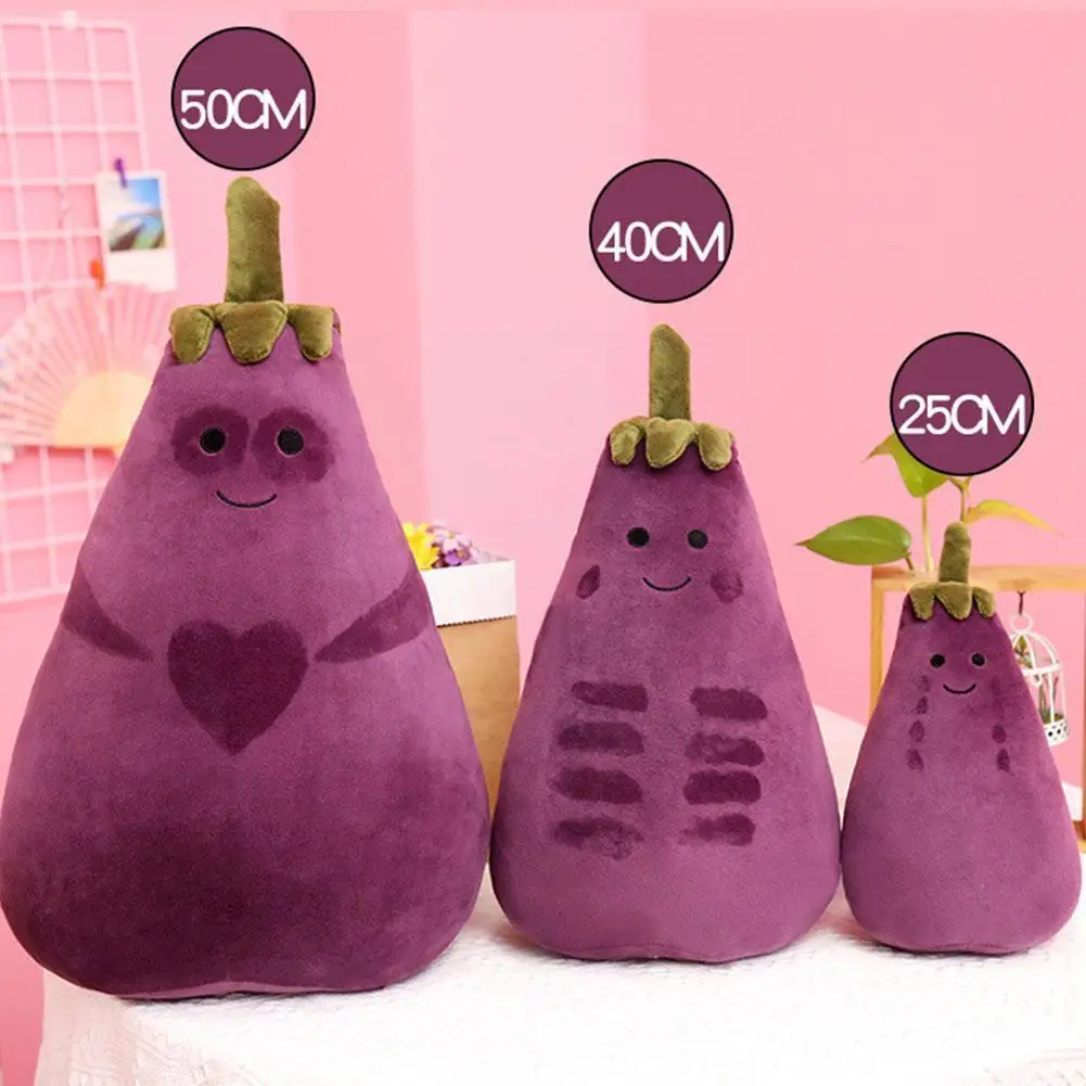 

1 шт. меняющая лицо кукла Баклажан Ragdoll кукла Баклажан плюшевый 25/40/50 см игрушки плюшевая игрушка кукла детские игрушки L4O6