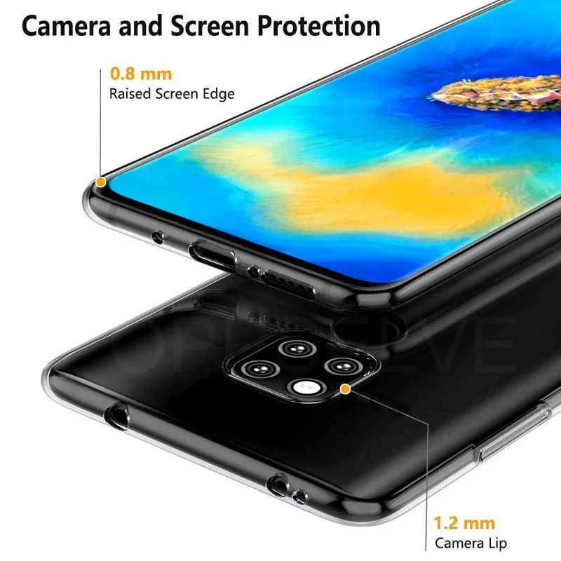 Роскошный чехол для Huawei Mate 20 Pro 30 Lite Capinha Ультра Тонкий Мягкий ТПУ силиконовый P 40
